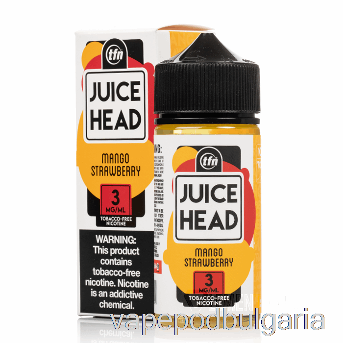 Vape Течности Mango Strawberry - Juice Head - 100ml 3mg